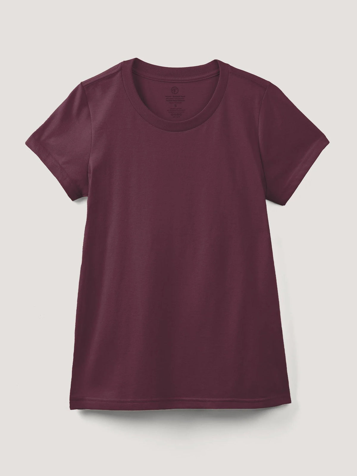 Merlot Everyday Crew Neck Tee