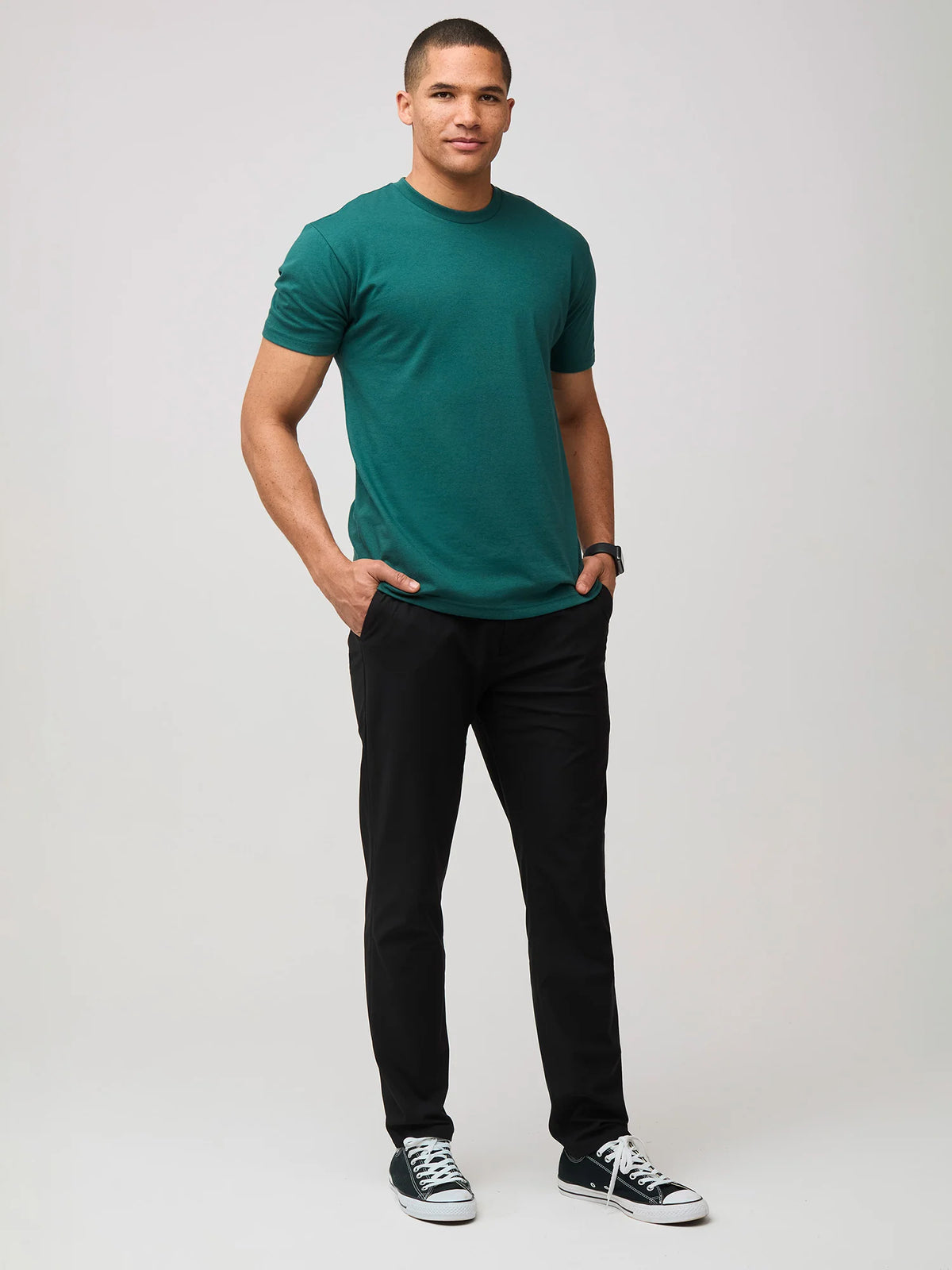 Dark Emerald Crew Neck