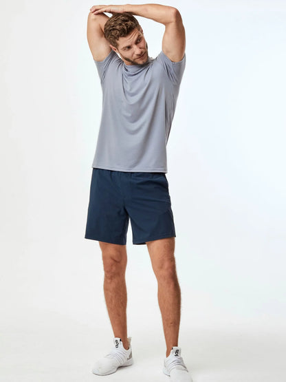 Navy Stretch Performance Shorts