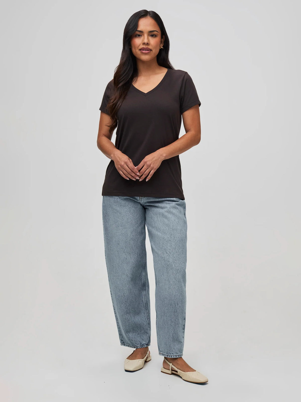Espresso Everyday V-Neck Tee